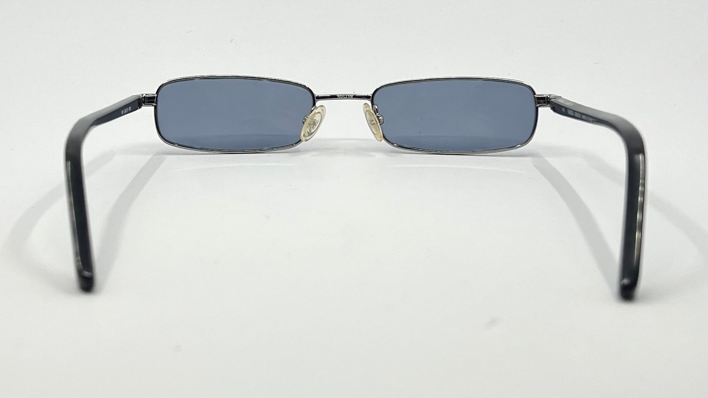 Giorgio Armani GA272 HT5 Y2K Vintage Sunglasses-New Blue-Grey Custom Lenses