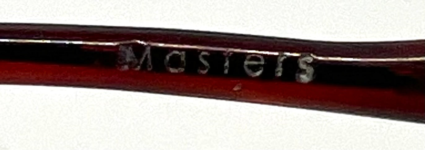 Masters Rimless Sunglasses-Solid Yellow Lenses-Unworn/Vintage