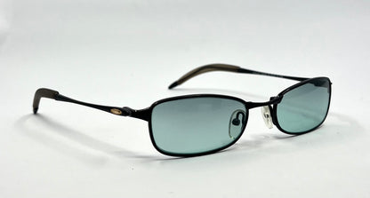 Oakley Straightline 2.0 Vintage Sunglasses-Model 11-729-New Solid Green Tinted Custom Sunglasses-Unworn