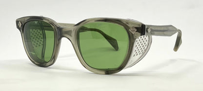 Bouton U-Fit-6 Z87 Safety Glasses USA-Original Green Mineral Glass Lenses-Vintage 1950s