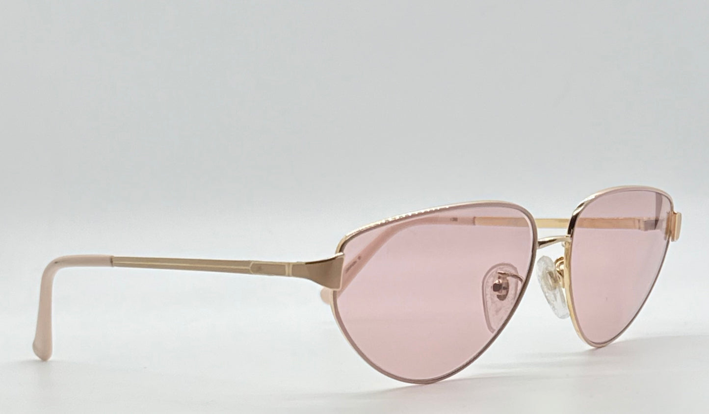 Tura Mod-204 Pch Vintage Sunglasses W|New Solid Pink Custom Lenses-Japan
