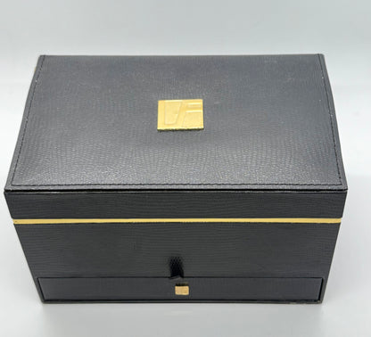 Linda Farrow Luxe Lfl|1|6 Grey Gold Oversized Sunglasses Japan Deadstock Kit