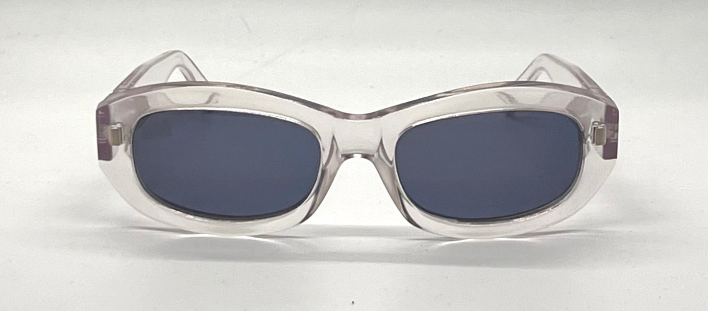 Gianni Versace 481/A 924 Vintage Crystal Sunglasses NOS/Original Lenses-Italy-54mm