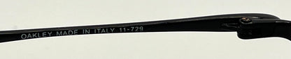 Oakley Straight Line 2.0 11-729 Eyeglasses Black 52mm-Deadstock|Unworn Vintage-Italy