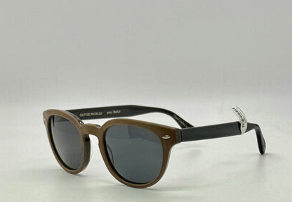 Oliver Peoples Berluti Sheldrake Leather Sunglasses Ov5036Sq-Full Kit