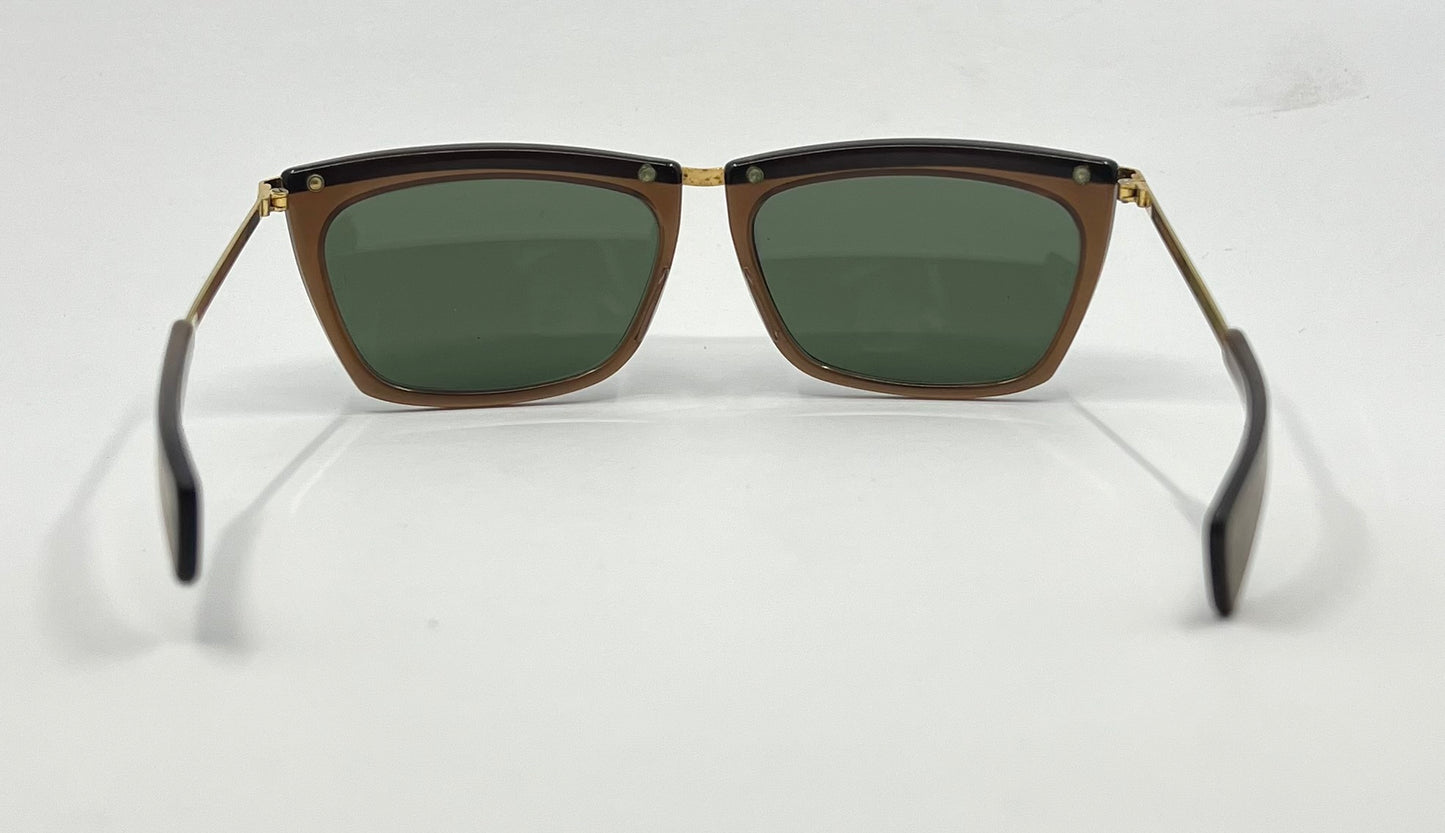 Vintage B&L Ray-Ban USA Pre-Olympian Deluxe Gold Tortoise Sunglasses BL Lenses