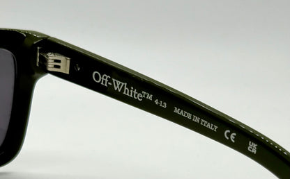 Off-White™ Oe Ri067 5707 Green Sunglasses-Rare Colorway-New|Unworn-Full Kit-59Mm