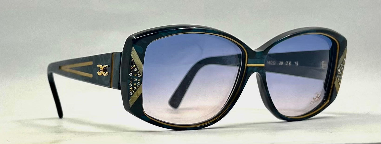 Claudia Carlotti MOD 20 CS 79-VINTAGE 70s France-Oversized Sunglasses