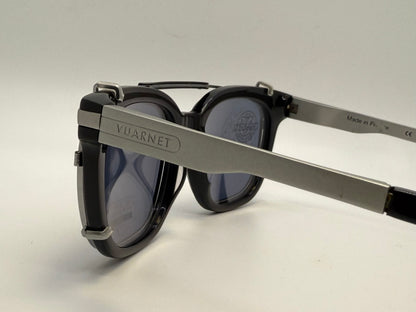 Vuarnet Vl1407 0001 Polarized Clip-On Sunglasses With Mineral Glass Lenses