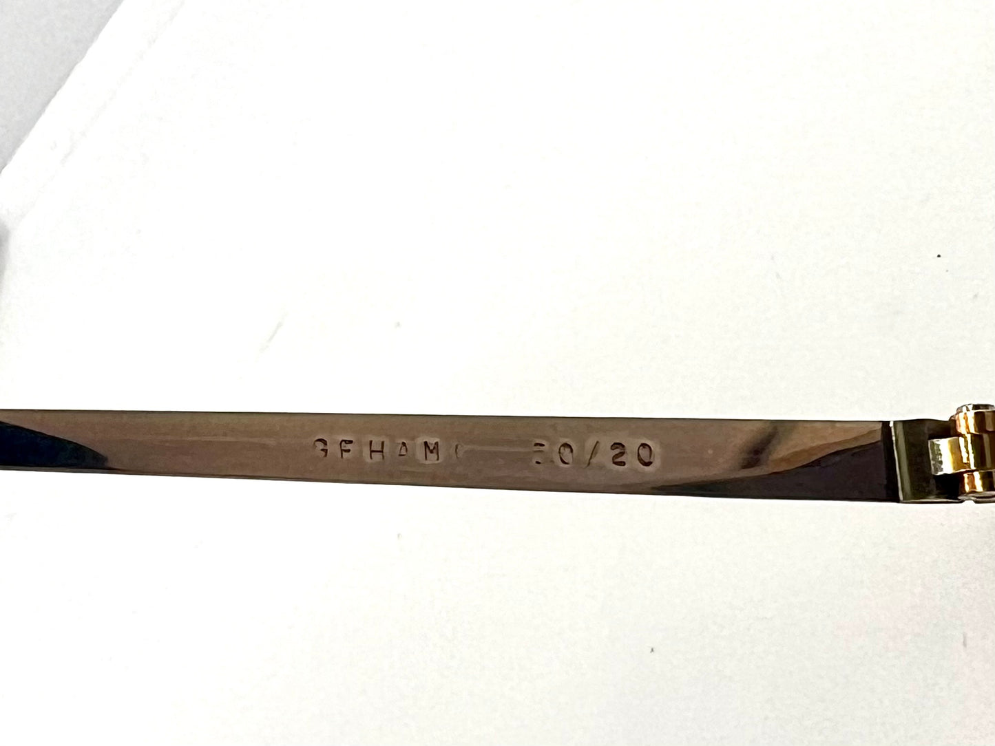 Gehami 309-Vintage 20|20 Series-Gold Plated Italian Frame W|New, Custom Gradient Lenses