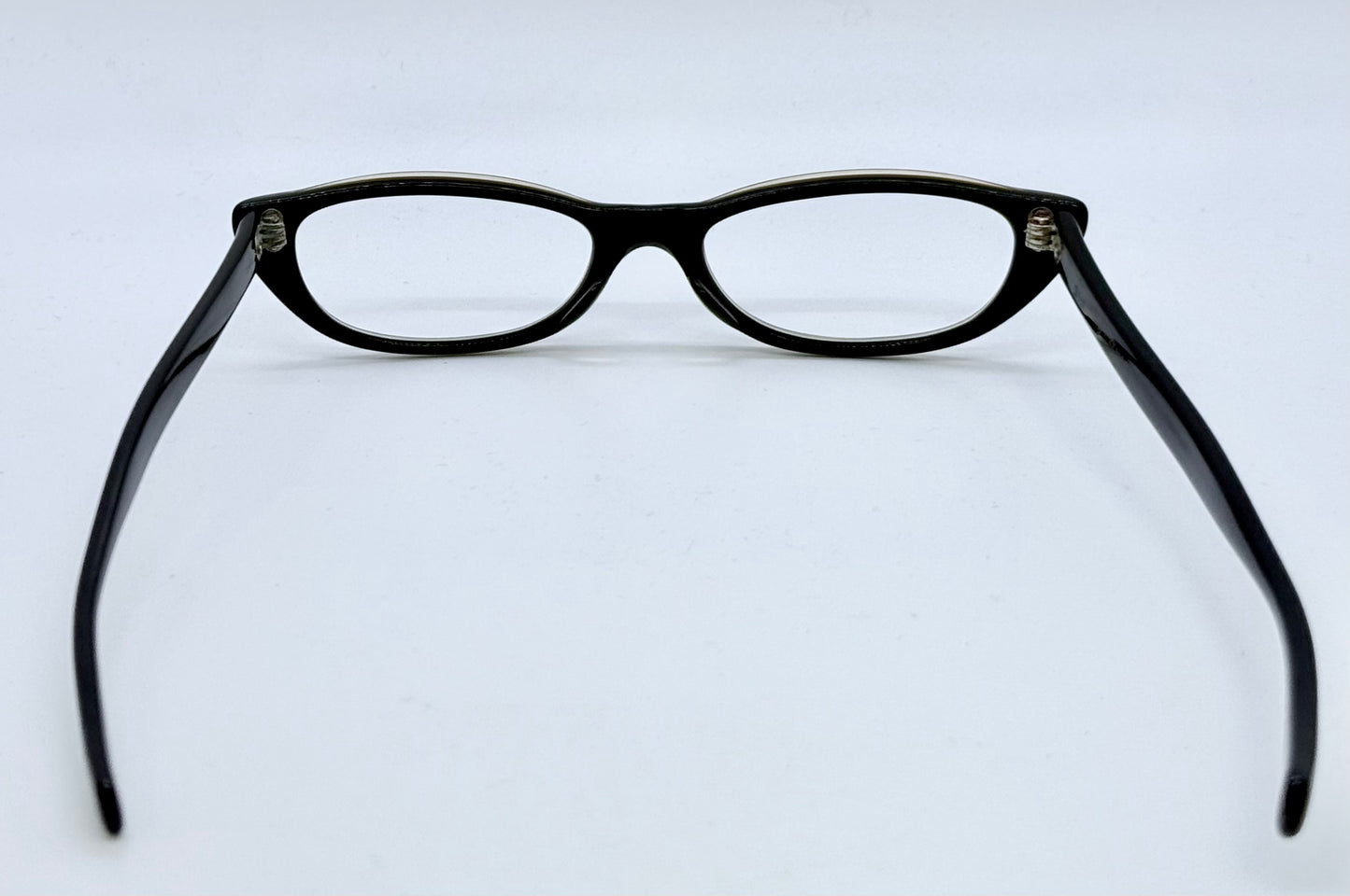 Vintage American Optical Cat-Eye Glasses-1950s|1960s Black & Brown Acetate Frame