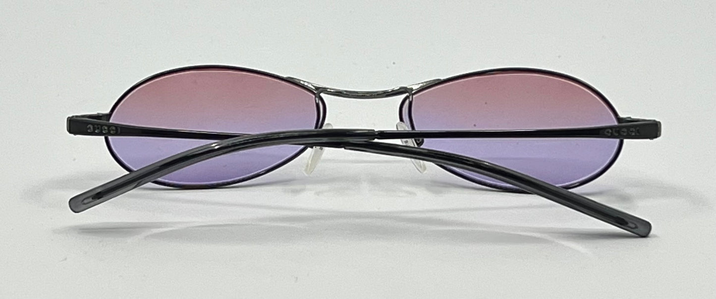 Gucci GG2678 628 Y2K Vintage Oval Sunglasses w/New Violet-Rose Gradient Custom Lenses