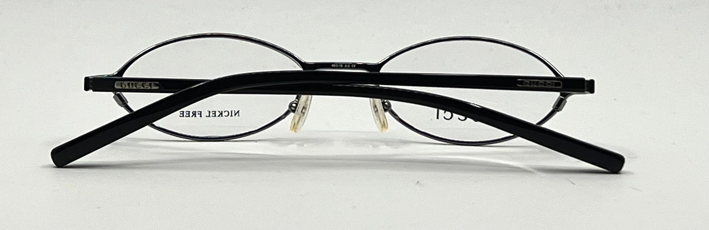 Gucci GG 1668 B36 Oval Optical Frames-Y2K VINTAGE-Unworn-Italy-49mm