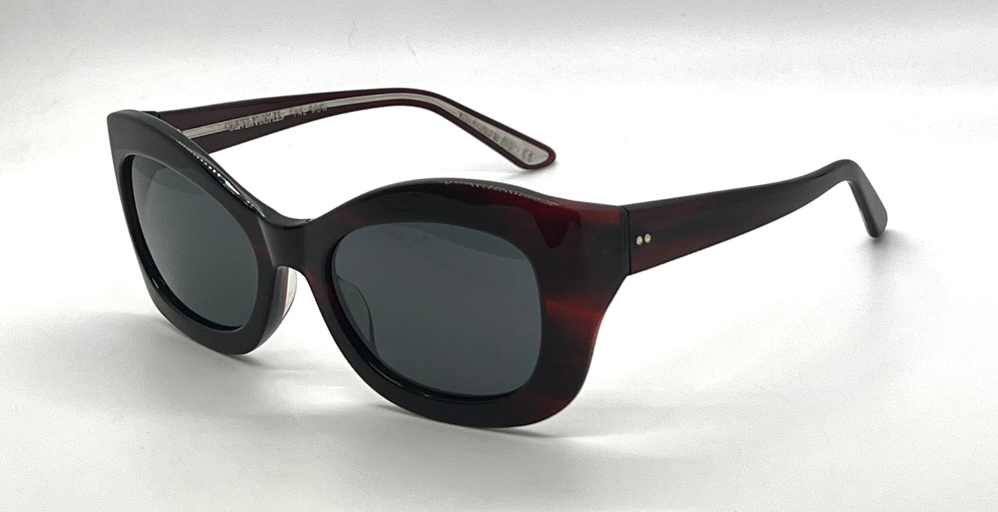 Oliver Peoples “THE ROW” Edina OV5441SU-Unworn/Full Kit-Bordeaux Sunglasses