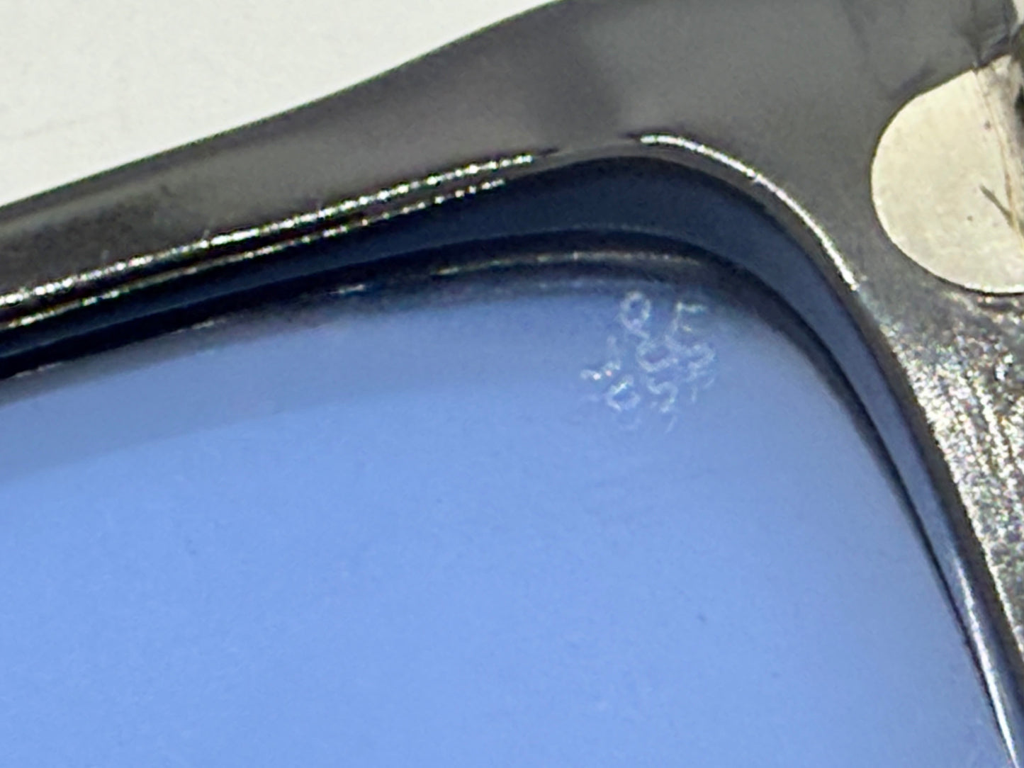 Persol 6156-Arabic Export-Blue Mineral Glass-Vintage 1940s-Deadstock-Rare