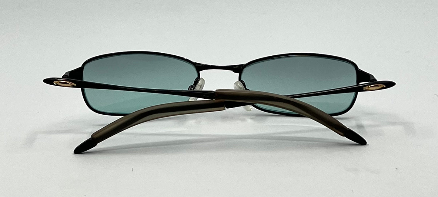 Oakley Straightline 2.0 Vintage Sunglasses-Model 11-729-New Solid Green Tinted Custom Sunglasses-Unworn