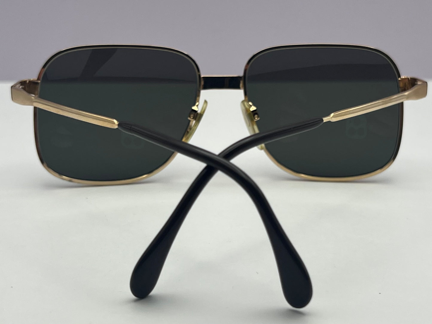 Vintage New|Old Leonard Harley Gold Plated Sunglasses- Mod. Lh1010 Gp 18Ct. 55Mm