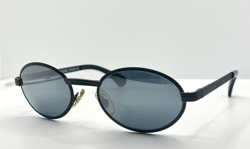 Diesel Write-Sun Sz3 Vintage Oval Sunglasses – Deadstock-Italy-Mirror Lens