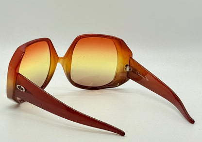 Christian Dior DO4 1970s Oversized Sunglasses w/New Tri-Gradient Tinted Lenses