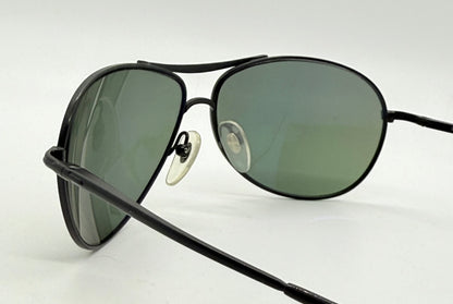 Persol 2256-S 594|58 Vintage Black Aviators W| Polarized Lenses-Deadstock