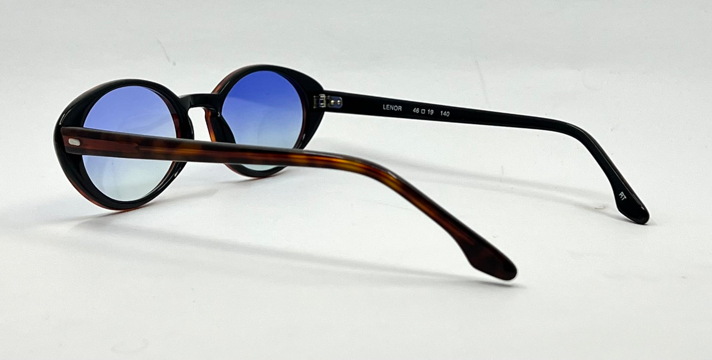 No Name Los Angeles “Lenor”-Deadstock Sunglasses w/New Gradient Tinted Custom Lenses-Japan
