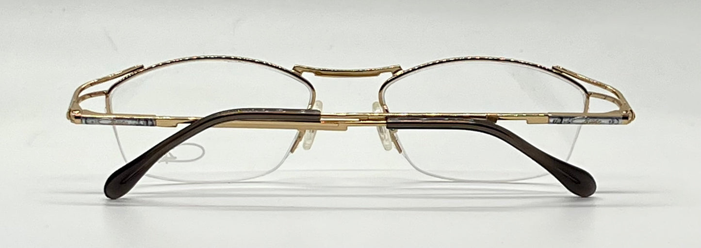 CAZAL 409 Col. 820 Vintage Eyeglasses-Made in Germany-Unworn/Deadstock-51mm