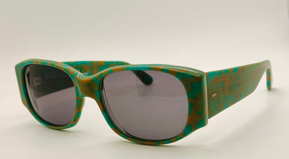 Vintage Alain Mikli Paris 3091 “Jul” Turquoise Marbled Sunglasses - Nos - Hand Made In France