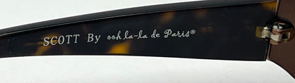 SCOTT by Ooh-la-la de Paris Y2K Shield Sunglasses 70-15-115 COL3 Deadstock
