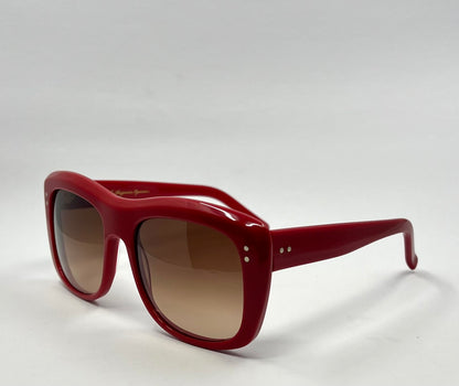 Guise By Benjamin Eyewear Stein Sunglasses – Glossy Red Acetate-Nos|Unworn