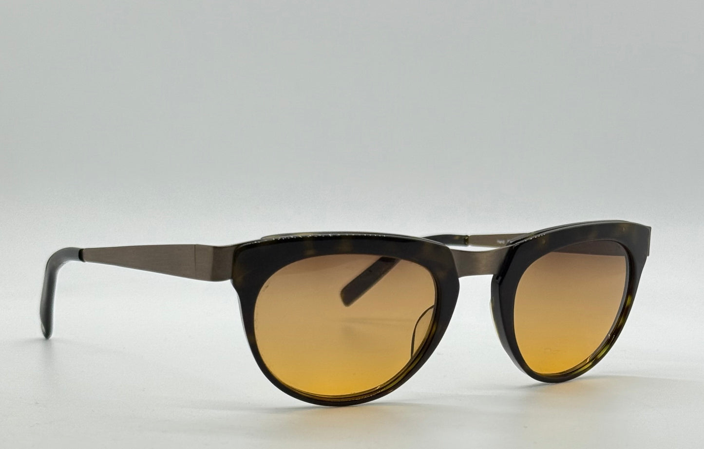 Morgenthal Frederics Maya Sunglasses – Handmade In Japan – Titanium & Acetate – Berko’S Designs Custom Gradient Lenses – New Full Kit