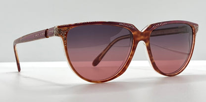 Ysl Diomed 333V Sunglasses W|New, Custom Gradient Lavender To Rose Lenses-France