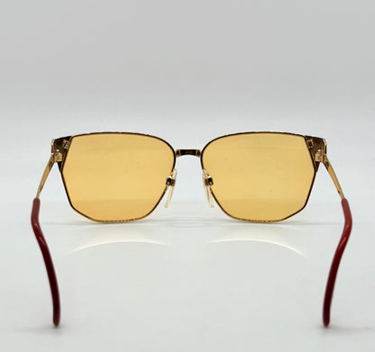 Silhouette M6114 | V6020 Vintage Sunglasses 55mm| w|New Amber Day|Night Custom Lenses | Deadstock Austria