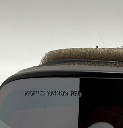 Rudy Project SKERMO Ski Goggles Black Matte Kayvon Red RP Optics Lens New Box