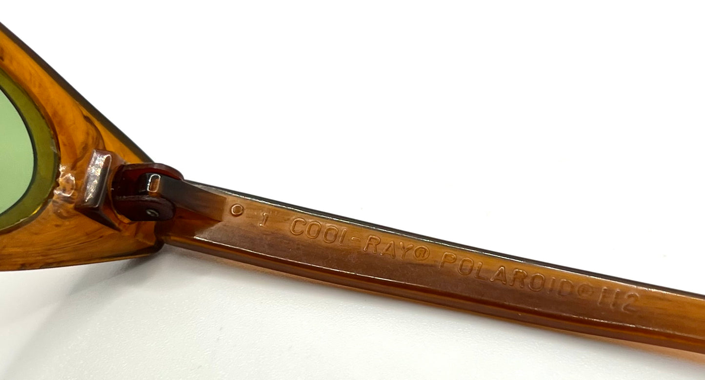 Peekini Cool-Ray Polaroid 112 Sunglasses + Original Swing Tag-Vintage|Nos