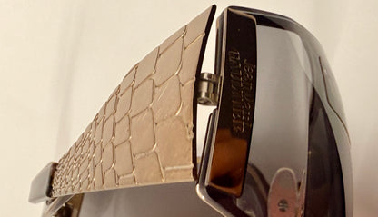 Jean Paul Gaultier Sjp 103 Col R80X-Y2K Deadstock Shield Sunglasses-Full Kit Italy