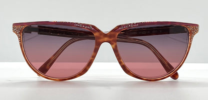 Ysl Diomed 333V Sunglasses W|New, Custom Gradient Lavender To Rose Lenses-France