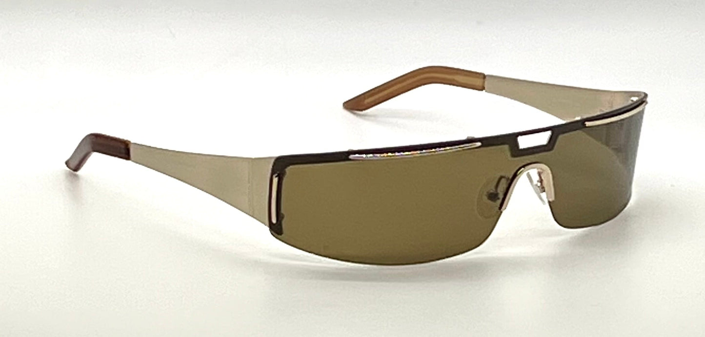 Basile BA4303 Shield Sunglasses Unworn NOS Made in Italy Y2K
