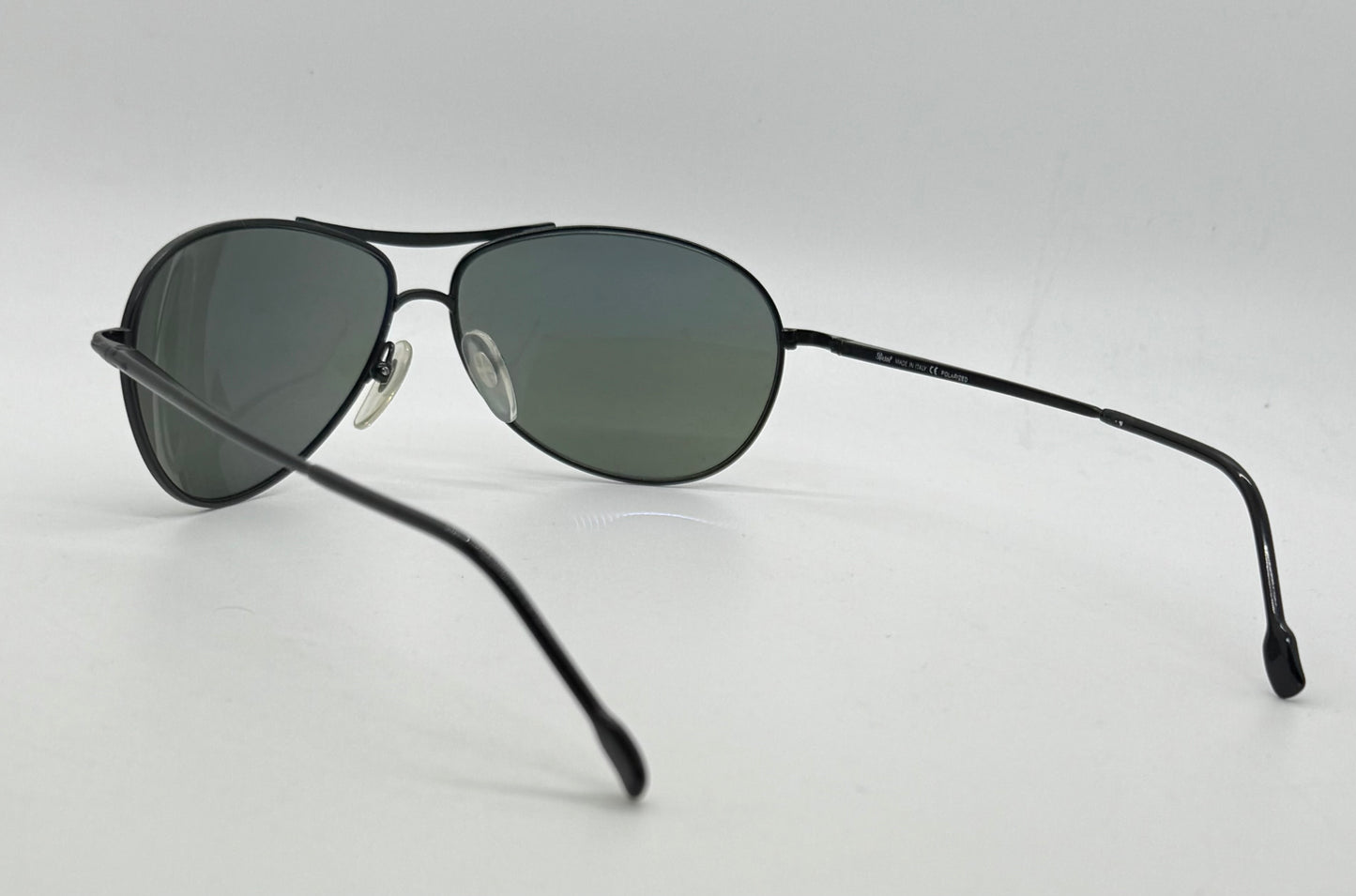 Persol 2256-S 594|58 Vintage Black Aviators W| Polarized Lenses-Deadstock
