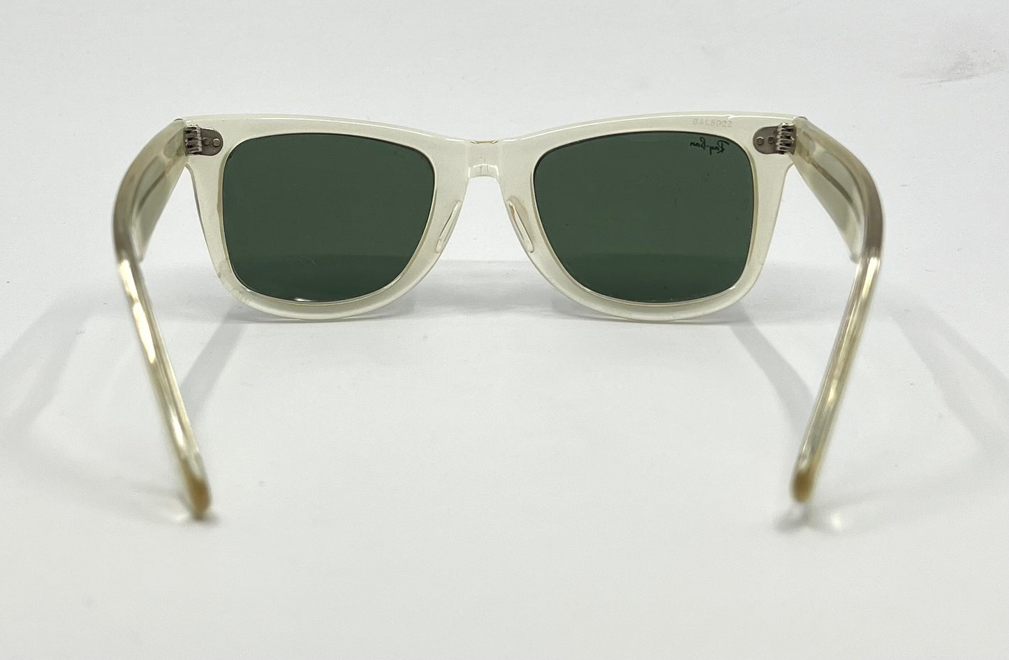 B&L Ray-Ban VINTAGE Wayfarer 5022 Crystal Clear Sunglasses USA w/ Original Lenses