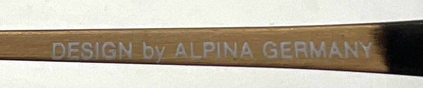 Vintage Alpina Windows 704 Round Metal Optical Frame 51-19 Deadstock