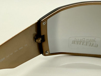 Jean Paul Gaultier Sjp 103 Col R80X-Y2K Deadstock Shield Sunglasses-Full Kit Italy