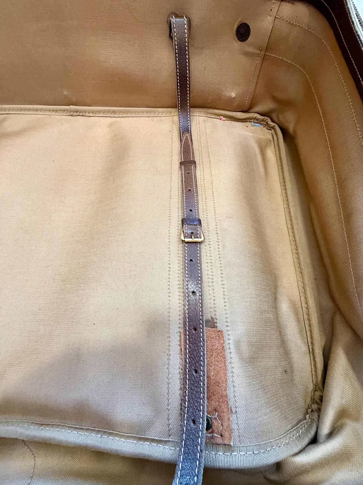Vintage Gucci GG Supreme Web Stripe Suitcase 1980s Travel Case