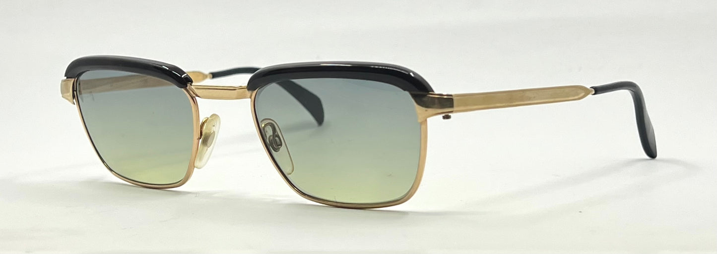 Amiard Cambridge 22 Vintage Browline Sunglasses-New Gradient Second Chance Customs