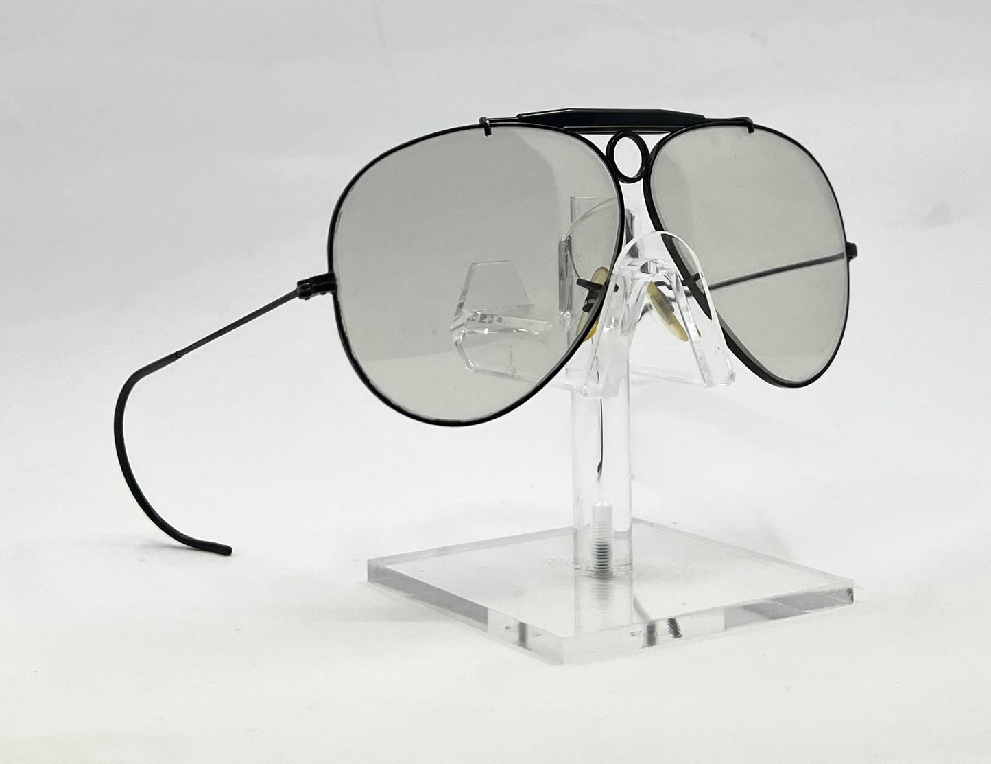 Ray-Ban Vintage Outdoorsman II-Black Aviator-Photochromic Lenses-62mm