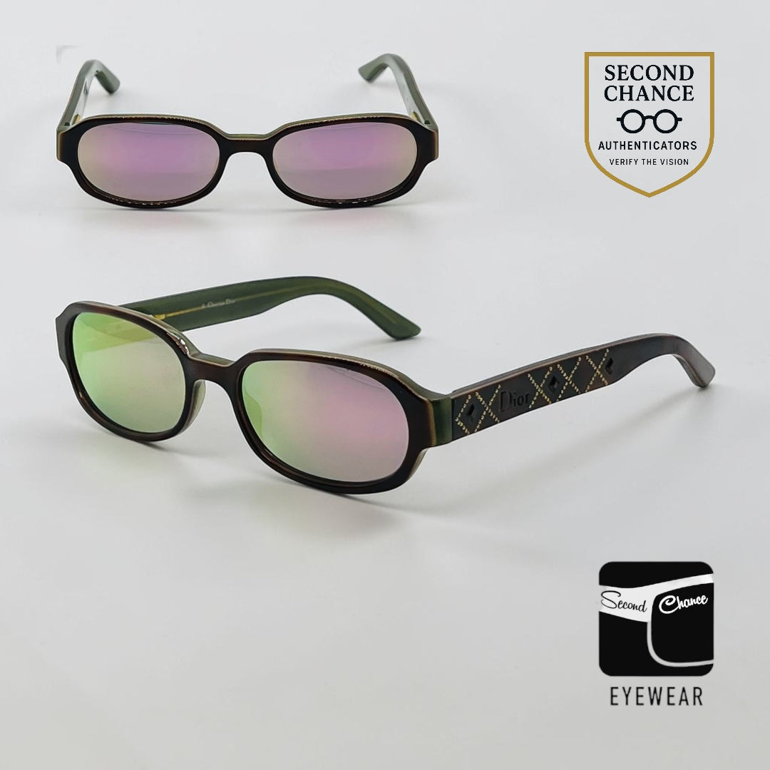 Christian Dior CD3094 X79 Vintage Sunglasses-New Flash Mirror Custom Lenses-53mm