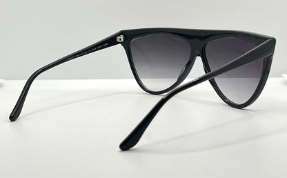 Christian De Rozi – Handmade Vt-Brown Pearl Cat-Eye Sunglasses-Deadstock-Original Gradient Lenses-Vintage