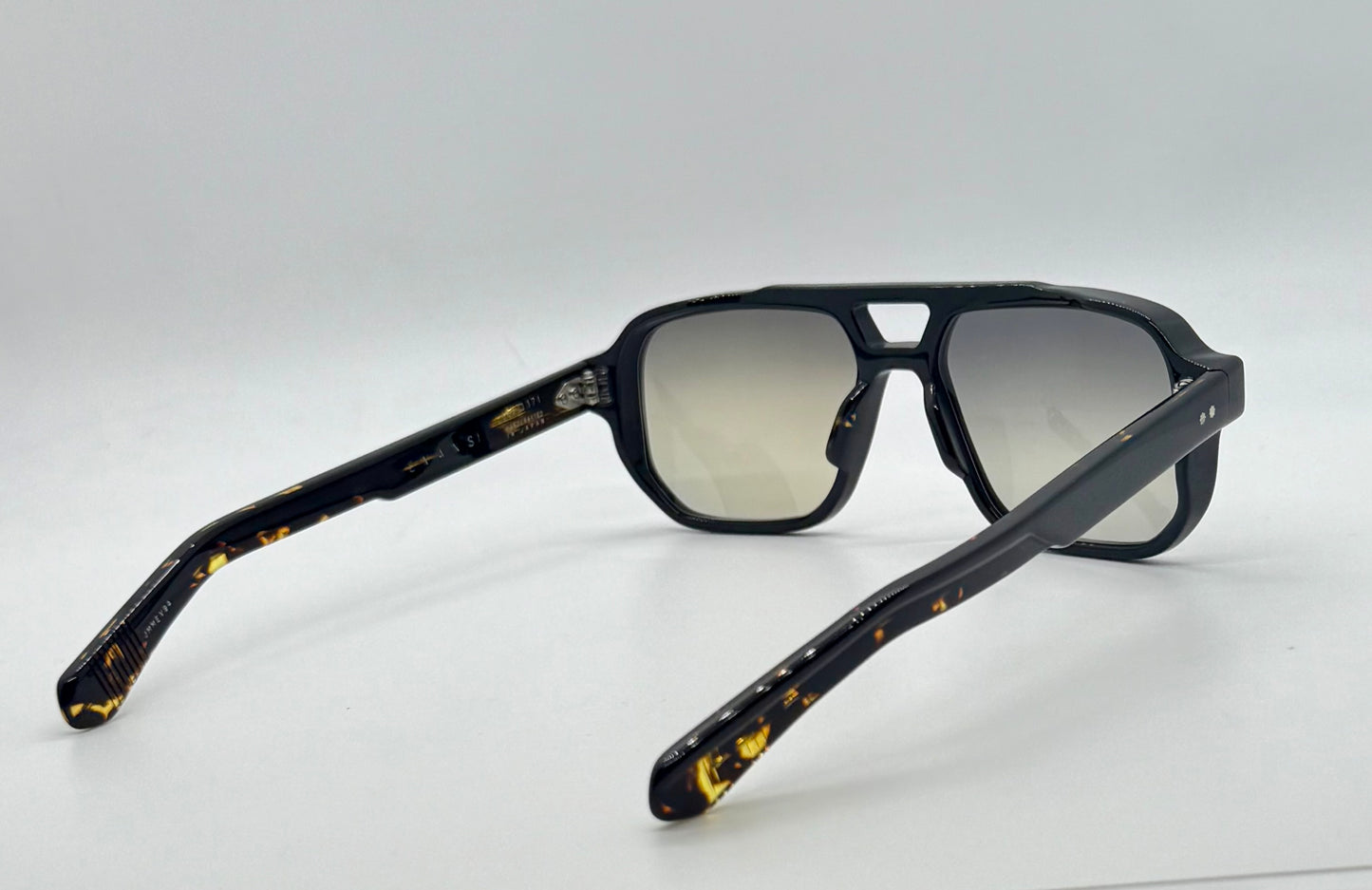 Jacques Marie Mage EVANS in NOIR w/New, Gradient lenses-Ltd. of 500 pcs-Full Kit