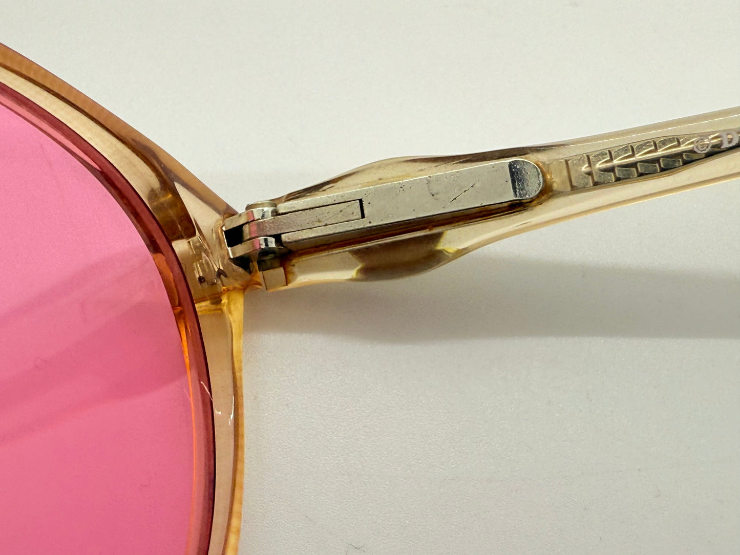 DISNEY- 80s MICKEY MOUSE SUNGLASSES-NEW SOLID PINK CUSTOM LENSES-UNWORN-FRANCE