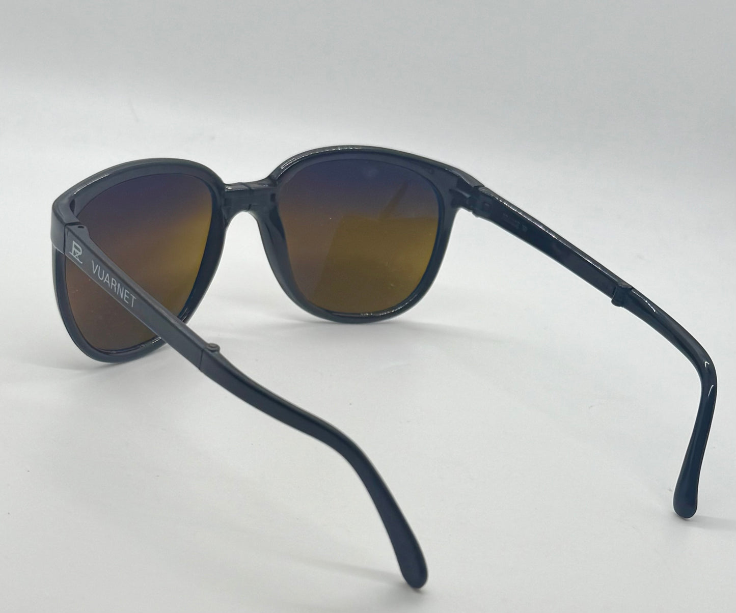 Vuarnet 4502 VINTAGE Folding Sunglasses-Black Gradient Mineral Lenses/France-Case