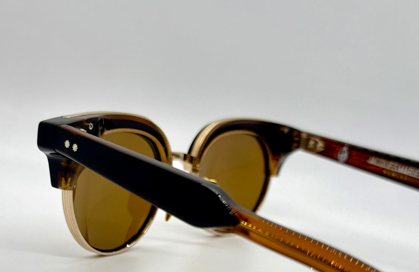JACQUES MARIE MAGE X BEAUVOIR in COFFEE-New Solid Tobacco Custom Polarized Lenses-Ltd. 300 pcs.-FULL KIT
